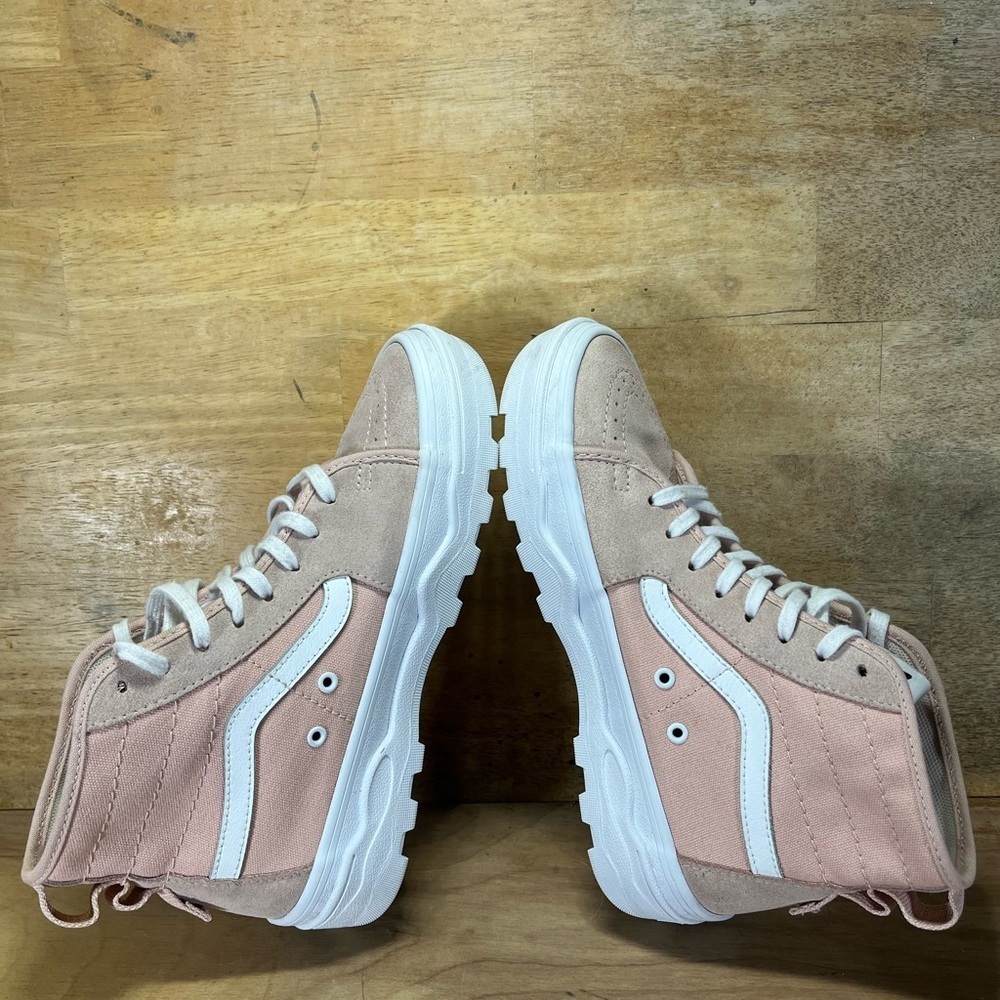 Vans Sentry SK8-HI Waffle Cup SUEDE Womens Size 6.5 Shoes Sneakers Rose Pink - Picture 6 of 10